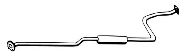 WALKER 02868 Middle Silencer